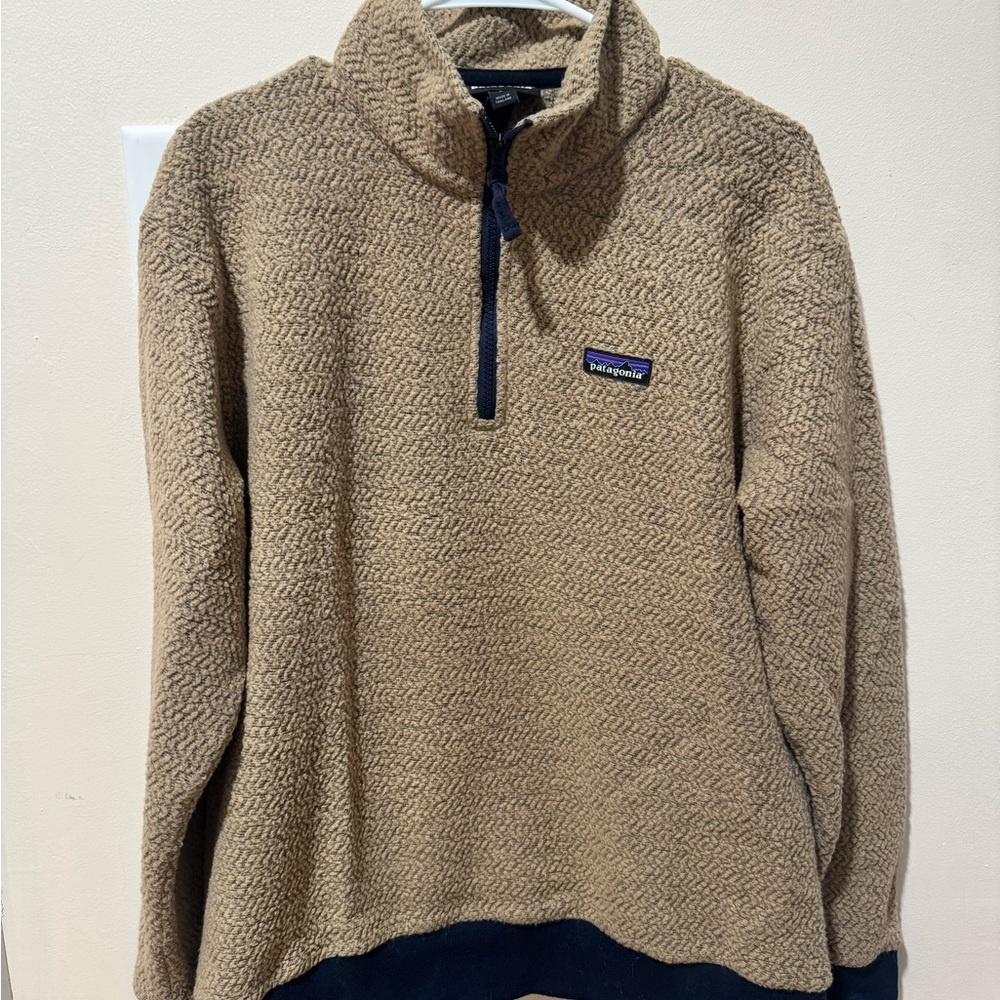 Patagonia Brown Fleece Zip Pullover